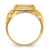 14k Men's Polished and Textured Masonic Ring Mounting - Y1-9BB39CBB-3723