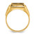 14k Men's Polished and Textured Masonic Ring Mounting - Y1-A6F92D6E-8167