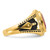 14k Men's Polished and Textured with Black Enamel and Lab Created Ruby Masonic Ring - Y1-F4A25424-3528