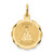 14k Merry Christmas Disc Charm - XA-EB870463-7696