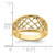 14K Mesh Ring Tapered Band Ring