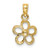 14k Mini Daisy Flower Charm