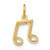 14K Musical Notes Charm