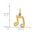 14K Musical Notes Charm