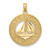 14K NEWPORT RHODE ISLAND w/ Sailboat Charm