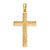 14K Nugget Cross Pendant - XR-894FDA6F-4900