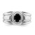 14k Onyx and Diamond Mens Ring - RM-097515AB-6032