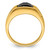 14k Onyx and Diamond Mens Ring - RM-13194B0A-7809