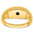 14k Onyx and Diamond Mens Ring - RM-13194B0A-7809