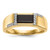14k Onyx and Diamond Mens Ring - RM-943CEBA2-5530