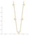 14K Open Stars 16 inch Necklace Plus 2 inch Extension