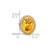 14k Oval Citrine Chain Slide