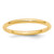 10k Yellow Gold 2mm Standard Weight Comfort Fit Wedding Band Size 5.5