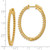 14k Oval Hoop w/Safety Clasp Earring Mountings - XE-733EEA02-9850