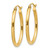 14k Oval Polished Hoop Earring - TA-023F1144-9992