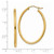 14k Oval Polished Hoop Earring - TA-4D75EF60-7210