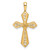 14k Passion Cross Pendant Mounting - PM-AB6731A9-3530