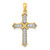 14k Passion Diamond Cross Pendant