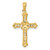 14k Passion Diamond Cross Pendant