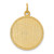 14k Patterned .013 Gauge Circular Engravable Disc Charm - XM-19DF44BA-1533