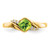 14k Peridot and Diamond Ring - RM-A17CCA12-9267