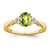 14k Peridot and Diamond Ring - RM-EBEFCEEB-6971
