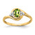 14k Peridot and Diamond Ring - XB-B9312E27-4133