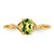 14k Peridot Birthstone Ring - XB-12DEF9EB-6087