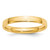 10k Yellow Gold 3mm Lightweight Comfort Fit Wedding Band Size 11.5