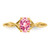 14k Pink Tourmaline Birthstone Ring - XB-4CD95D6E-7415