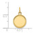 14k Plain .011 Gauge Engravable Round Disc Charm - XM-20355F10-2648
