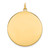 14k Plain .013 Gauge Circular Engravable Disc Charm - XM-5F267BD8-8110