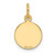 14k Plain .013 Gauge Circular Engravable Disc Charm - XM-A01CE283-4290