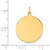 14k Plain .013 Gauge Circular Engravable Disc Charm - XM-A7281632-7232