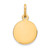 14k Plain .013 Gauge Circular Engravable Disc Charm - XM-B1824A5E-4390