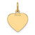 14k Plain .013 Gauge Engravable Heart Disc Charm - XM-435B5E0C-5381
