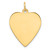 14k Plain .013 Gauge Engravable Heart Disc Charm - XM-D239D337-8679