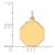 14k Plain .013 Gauge Engravable Octagonal Disc Charm - XM-AEE18F29-8330