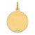 14k Plain .013 Gauge Engravable Round Disc Charm - XM-1C120283-4757