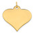 14k Plain .013 Gauge Engraveable Heart Disc Charm - XM-F872976D-1894