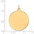 14k Plain .018 Gauge Circular Engravable Disc Charm - XM-3155D306-1117