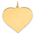 14k Plain .018 Gauge Engravable Heart Disc Charm - XM-B4E80A37-1504