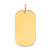 14k Plain .018 Gauge Engraveable Dog Tag Disc Charm - XM-098955AB-3759