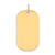 14k Plain .018 Gauge Engraveable Dog Tag Disc Charm - XM-F9606B7E-5744