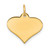 14k Plain .018 Gauge Engraveable Heart Disc Charm - XM-E6F03FFB-9345