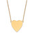 14k Plain .018 Gauge Heart Engravable Disc 18in Necklace - XM-9B416382-1763