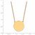 14k Plain .027 Gauge Circular Engravable Disc 18in Necklace - XM-7EF9A32B-9612