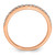 10k Rose Gold 1/3 carat Lab Grown Diamond VS/SI+ G+ Complete Wedding Band