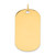 14k Plain .035 Gauge Engraveable Dog Tag Disc Charm - XM-0414A567-8121
