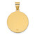 14K Polished / Satin St. Kateri Hollow Medal Pendant